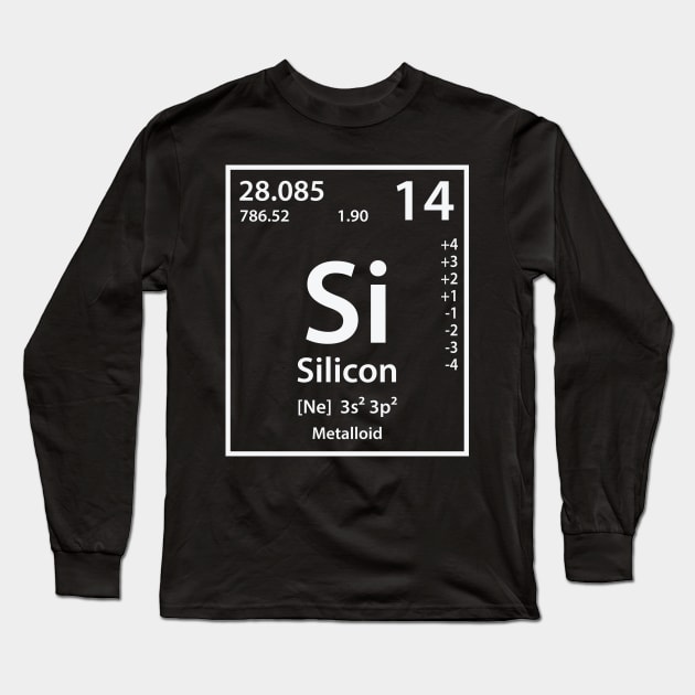 Silicon Element Long Sleeve T-Shirt by cerebrands